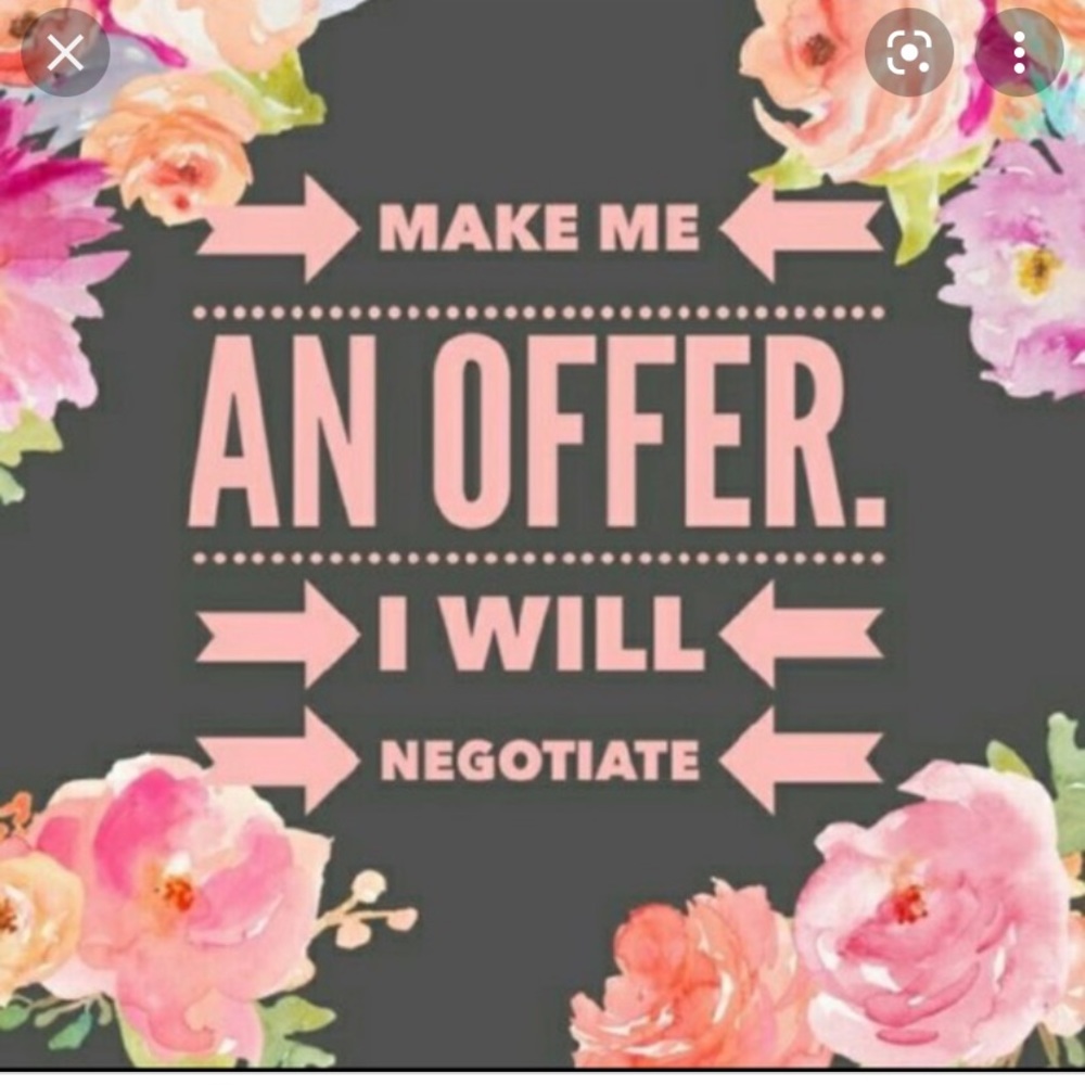 Open to reasonable offers!!